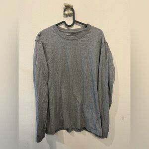 American Eagle Outfitters Charcoal Long Sleeve Tee